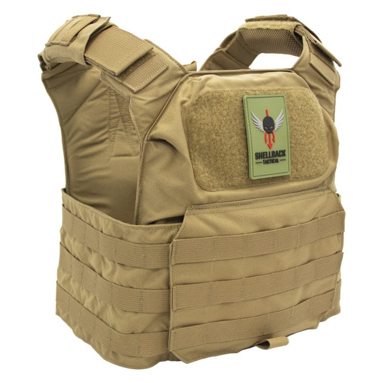 
                  
                    Shellback Patriot Low Profile Plate Carrier in Coyote with Patch
                  
                